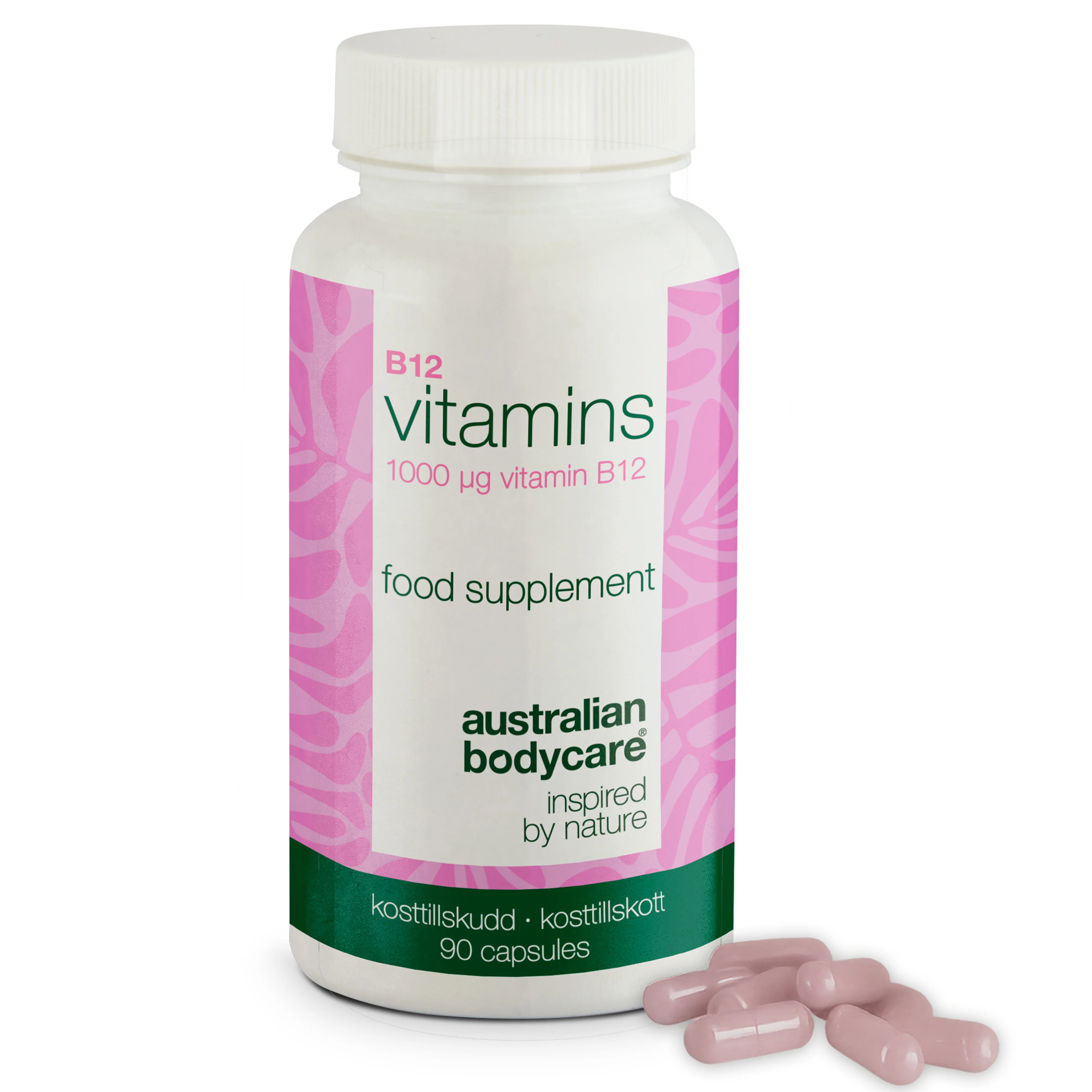 Vitamin B12 Supplement – 90 Vegan Capsules, 1000 µg Each — High dose Vitamin B12 formula – 90 vegan capsules for 90 days’ use. Ideal daily support for energy and plant-based lifestyles.