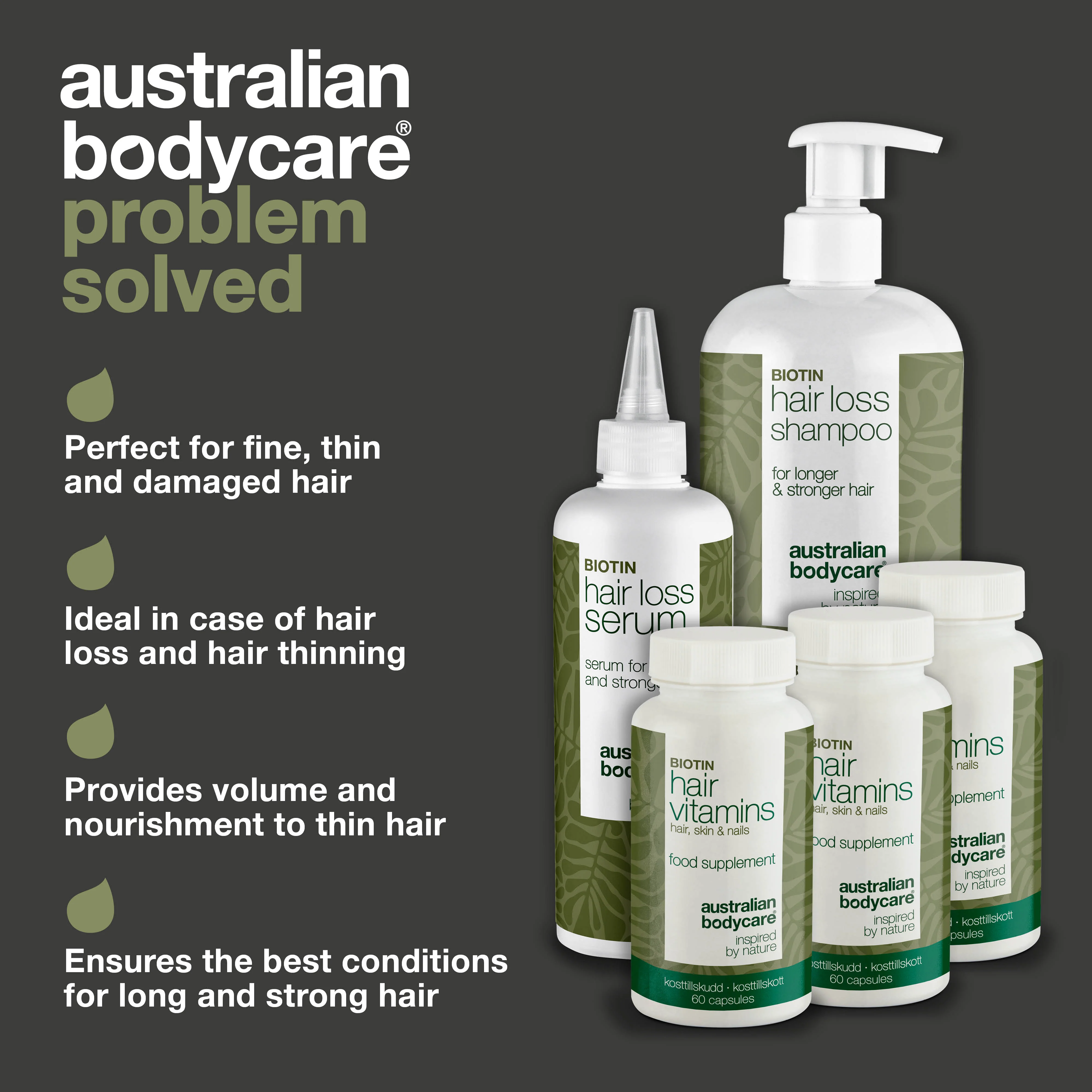 XL Hair Loss Pack — 5 Hair Loss Products with Biotin for Thinning Hair - Image 3